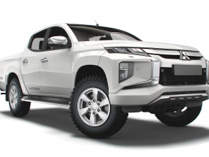 mitsubishi l200 uk-spec warior 2021 3D Model