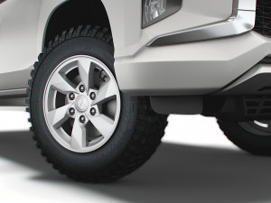 mitsubishi l200 uk-spec warior 2021 Modelo 3D