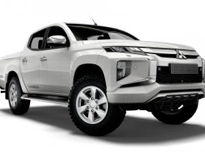 mitsubishi l200 uk-spec warior 2021 3D Model