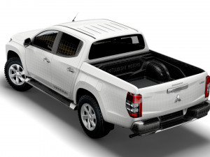 mitsubishi l200 uk-spec warior 2021 Modelo 3D