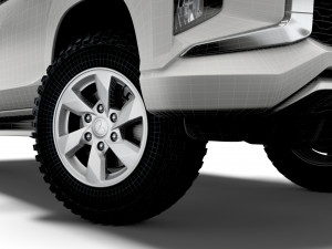 mitsubishi l200 uk-spec warior 2021 Modelo 3D