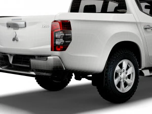 mitsubishi l200 uk-spec warior 2021 3D Model