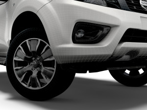 nissan navara tekna 2021 3D मॉडल