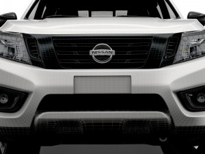 nissan navara tekna 2021 3D मॉडल
