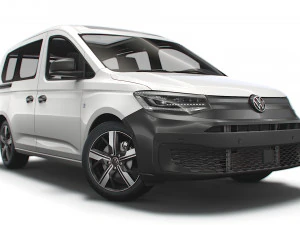 volkswagen caddy combi 2021 Modèle 3D
