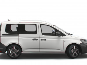 volkswagen caddy combi 2021 3D Model