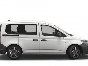 volkswagen caddy combi 2021 3D Model