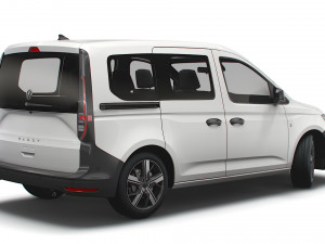 volkswagen caddy combi 2021 3D Model