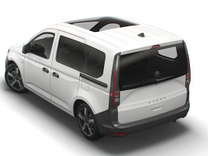 volkswagen caddy combi 2021 3D Model
