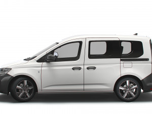 volkswagen caddy combi 2021 3D Model