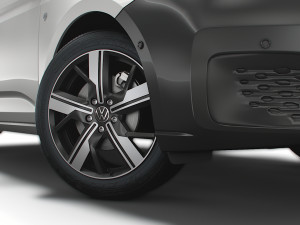 volkswagen caddy combi 2021 3D Model