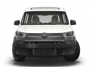 volkswagen caddy combi 2021 3D Model
