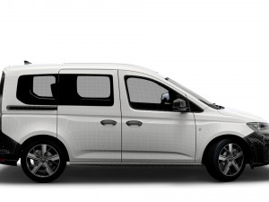 volkswagen caddy combi 2021 3D Model