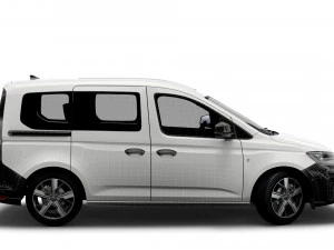 volkswagen caddy combi 2021 3D Model