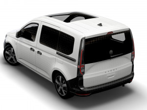 volkswagen caddy combi 2021 3D Model