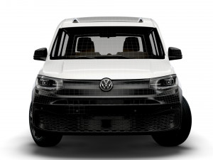 volkswagen caddy combi 2021 3D Model