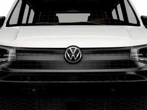 volkswagen caddy combi 2021 3D Model