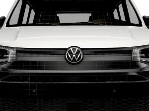 volkswagen caddy combi 2021 3D Model