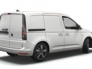 volkswagen caddy commerce pro van 2021 3D 模型