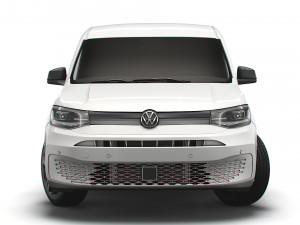 volkswagen caddy commerce pro van 2021 3D 模型