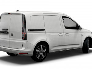 volkswagen caddy commerce pro van 2021 3D 模型