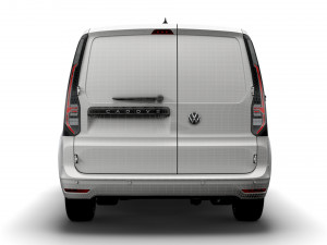 volkswagen caddy commerce pro van 2021 3D 模型