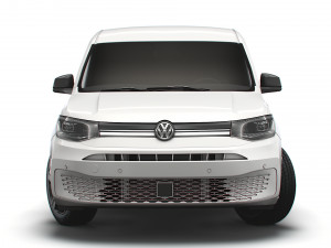 volkswagen caddy commerce pro van maxi 2021 Modelo 3D