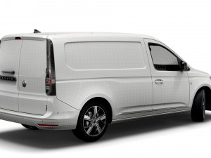 volkswagen caddy commerce pro van maxi 2021 Modelo 3D