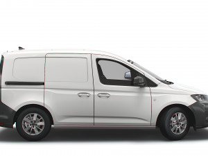 volkswagen caddy commerce van 2021 Modèle 3D