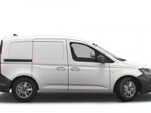 volkswagen caddy commerce van 2021 3D Model