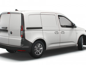 volkswagen caddy commerce van 2021 Modèle 3D
