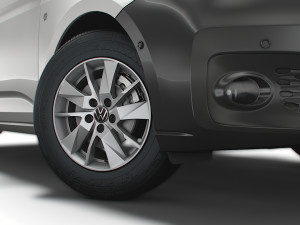 volkswagen caddy commerce van 2021 Modèle 3D