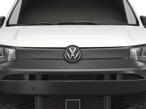 volkswagen caddy commerce van 2021 Modèle 3D