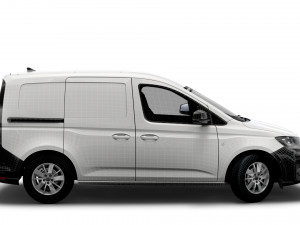 volkswagen caddy commerce van 2021 Modèle 3D
