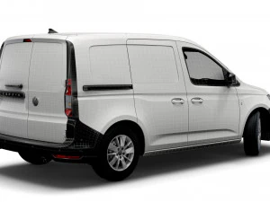 volkswagen caddy commerce van 2021 3D Model