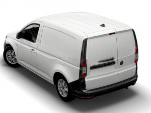 volkswagen caddy commerce van 2021 Modèle 3D