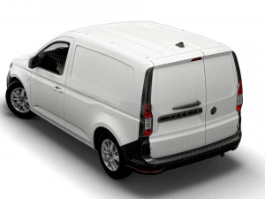 volkswagen caddy commerce van 2021 3D Model