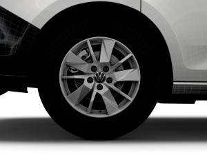 volkswagen caddy commerce van 2021 Modèle 3D
