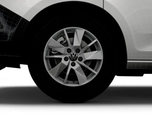 volkswagen caddy commerce van 2021 3D Model