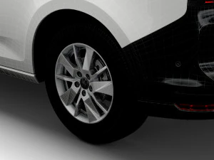 volkswagen caddy commerce van 2021 3D Model