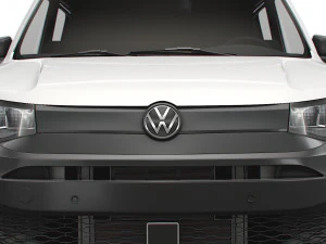 volkswagen caddy commerce van doublecab 2021 3D Model