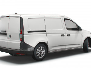 volkswagen caddy commerce van maxi 2021 Model 3D