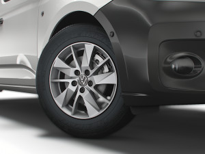 volkswagen caddy commerce van maxi 2021 Model 3D