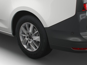 volkswagen caddy commerce van maxi 2021 Model 3D