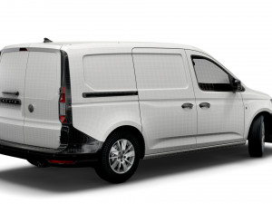 volkswagen caddy commerce van maxi 2021 Model 3D