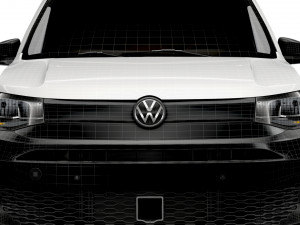 volkswagen caddy commerce van maxi 2021 Model 3D