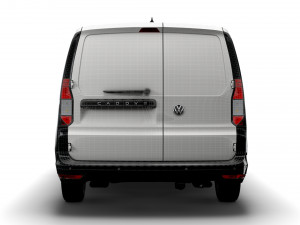 volkswagen caddy commerce van maxi 2021 Model 3D
