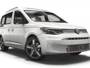 volkswagen caddy vie 2021 Modèle 3D