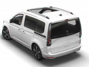 volkswagen caddy life 2021 Model 3D