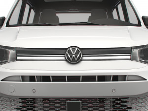 volkswagen caddy life 2021 Model 3D